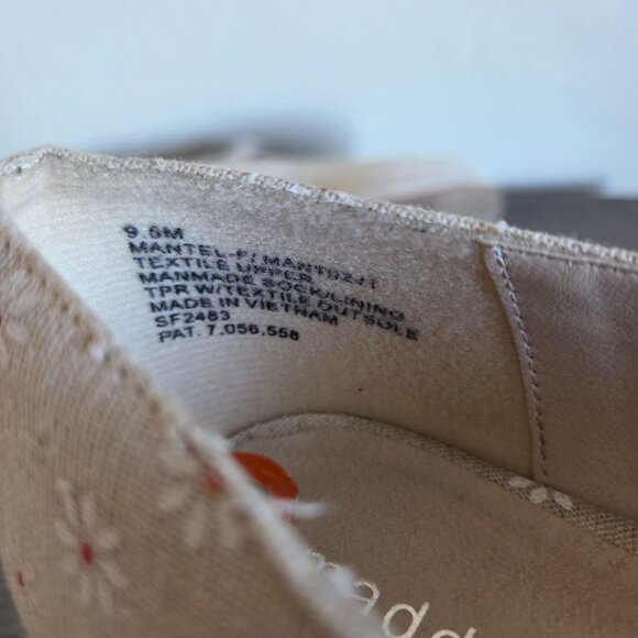 Madden Girl Mantel Mary Jane Platforms Daisy Print Chunky Block Heels Beige 9.5 - Picture 10 of 12